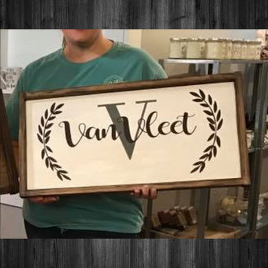 Mini Framed Sign