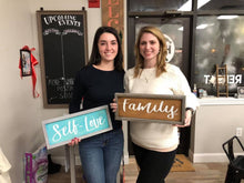 Framed Inspirational Word Sign
