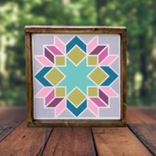 Framed Barn Quilt Sign