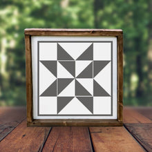 Framed Barn Quilt Sign