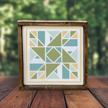 Framed Barn Quilt Sign