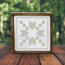 Framed Barn Quilt Sign