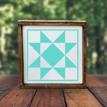Framed Barn Quilt Sign