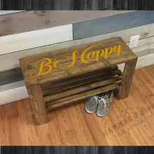 Rustic Bench/Shoe Rack