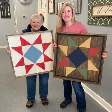 Framed Barn Quilt Sign