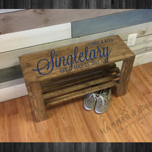 Rustic Bench/Shoe Rack