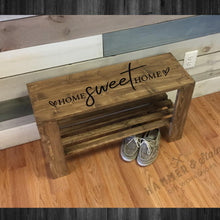 Rustic Bench/Shoe Rack