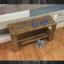 Rustic Bench/Shoe Rack