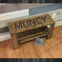 Rustic Bench/Shoe Rack