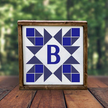 Framed Barn Quilt Sign
