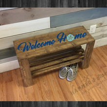 Rustic Bench/Shoe Rack