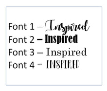 01/31/2025 - 5pm - Framed Inspirational Word Workshop