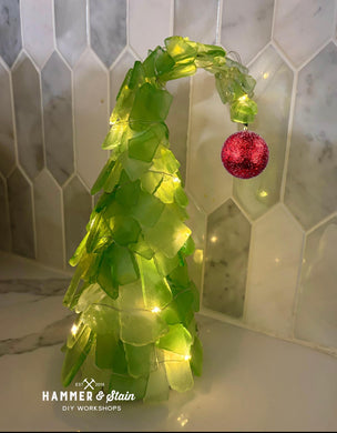 11/01/2025- 11:00am Grinchmas Glass Tumbled Tree!