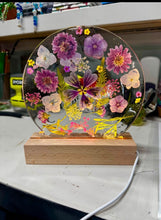 10/10/2026 11:00am Dried Flowers and Resin  Table Top Night Light Workshop