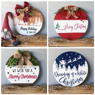 Christmas Door Hangers