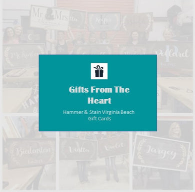 Hammer & Stain Virginia Beach Gift Card