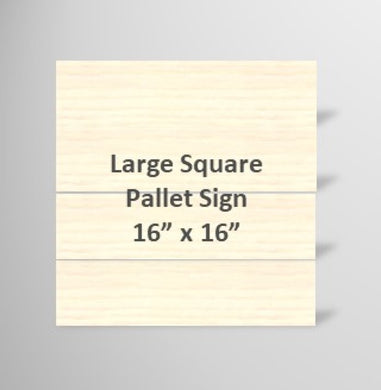 *Project Blank - Large Square Pallet (16