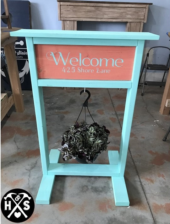 hanging plant stands for sale Hanging Plant Stand – Hammer & Stain Virginia Beach